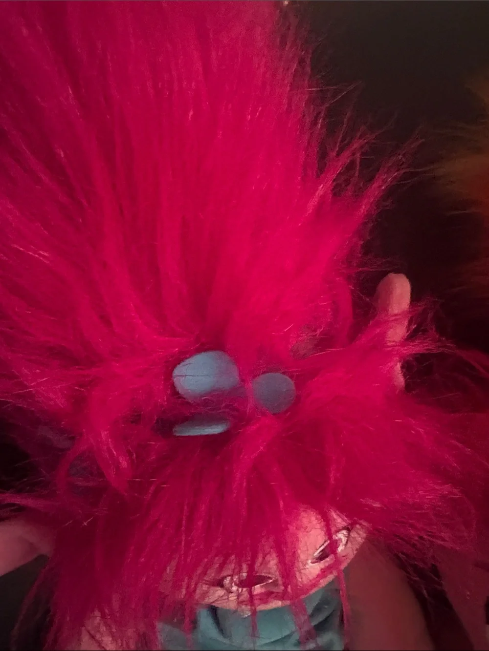 Trolls Pink Plush Duo with Bright Magenta & Multicolor Hair